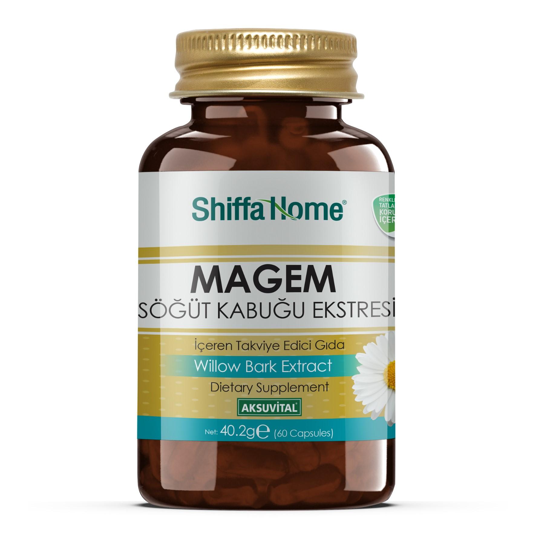 Shiffa Home Magem Söğüt Kabuğu Ekstresi 40,2 Gr 60 Kapsül