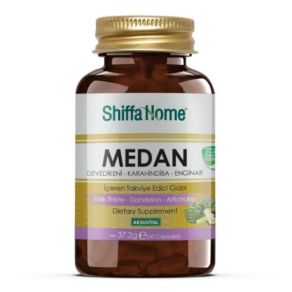 Shiffa Home Medan Deve Dikeni Karahindiba Enginar 37,2 Gr 60 Kapsül