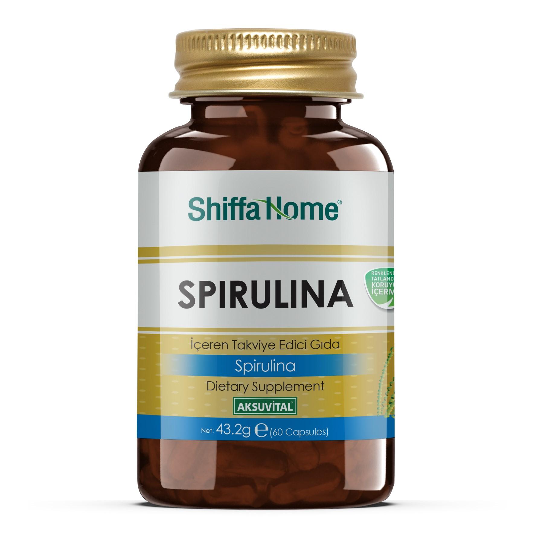 Shiffa Home Spirulina 43,2 Gr 60 Kapsül