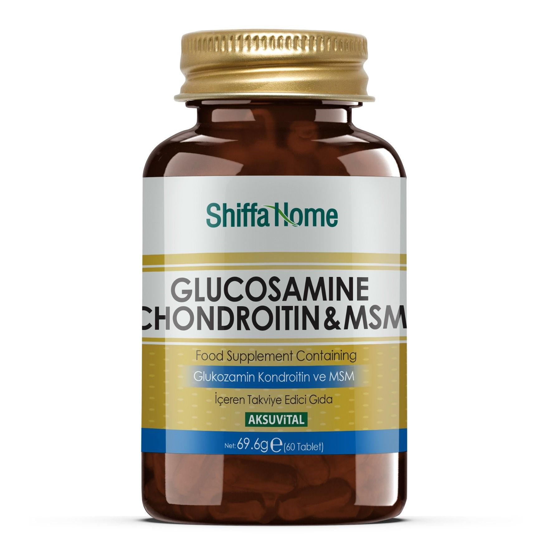 Shiffa Home Glucosamine Chondroitin MSM 69,6 Gr 60 Kapsül