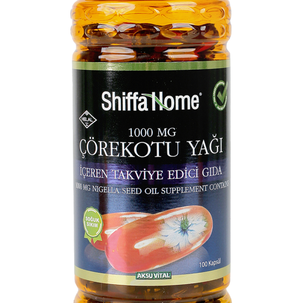 Shiffa Home Çörekotu Yağı 1000 Mg 100 Softjel Kapsül