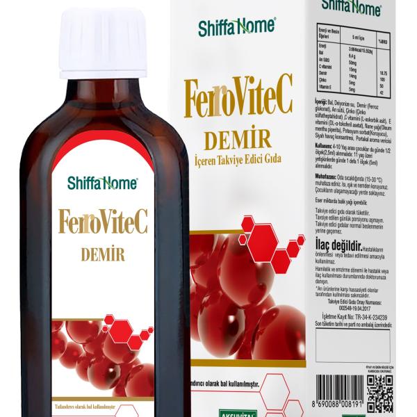 Shiffa Home Ferrovitec Demir Şurup 100 ML