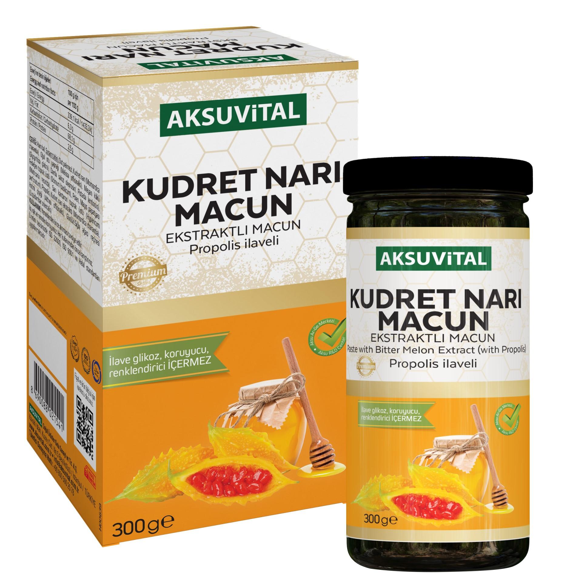 Aksu Vital Kudret Narı Ekstraktlı Macun 300 Gr