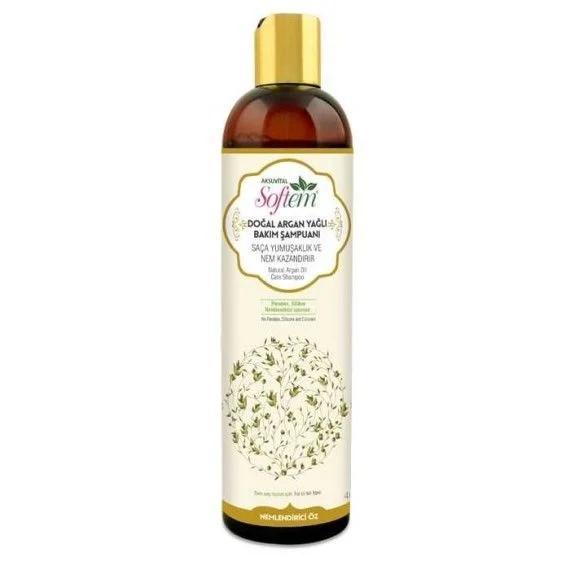 Softem Doğal Argan Yağlı Saç Bakım Şampuanı 400 ML