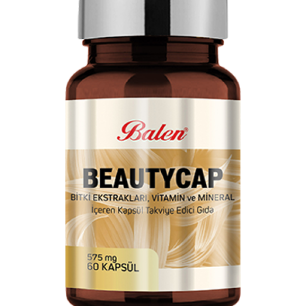 Balen Beautycap Bitki Ekstrakları Vitamin ve Mineral İçeren 575 Mg 60 Kapsül