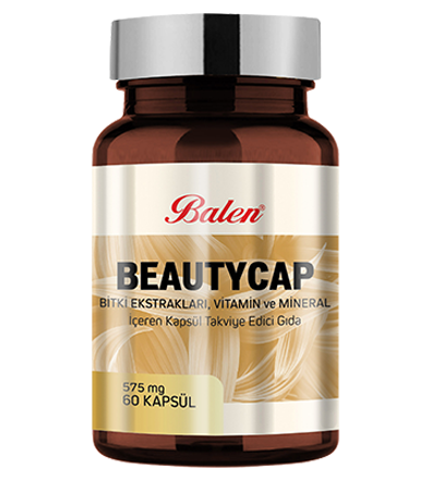 Balen Beautycap Bitki Ekstrakları Vitamin ve Mineral İçeren 575 Mg 60 Kapsül