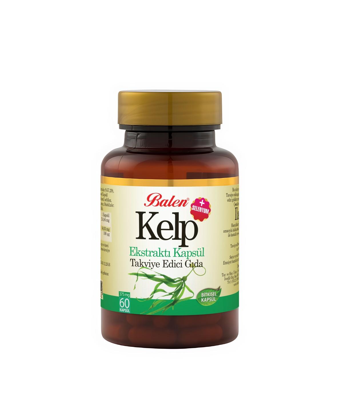 Balen Kelp Ekstraktı Selenyum+ 375 Mg 60 Kapsül