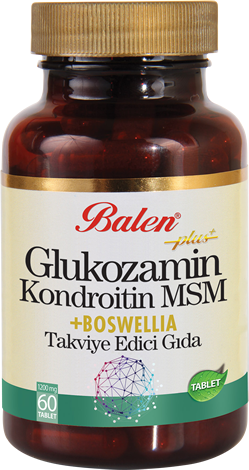 Balen Glukozamin & Kondroitin & MSM & Boswellıa 1200 Mg 60 Tablet