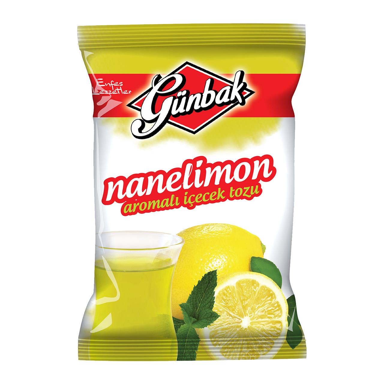 Günbak Nanelimon Aromalı İçecek Tozu 250 Gr
