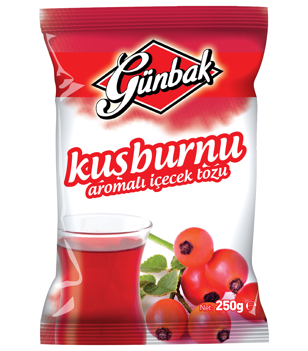 Günbak Kuşburnu Aromalı İçecek Tozu 250 Gr