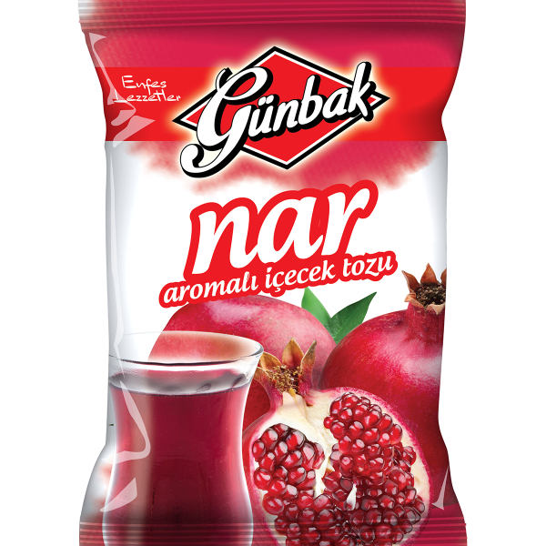 Günbak Nar Aromalı İçecek Tozu 250 Gr