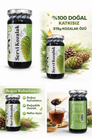 🌿 Servi Kozalak Özü 315g – Doğal ve Katkısız